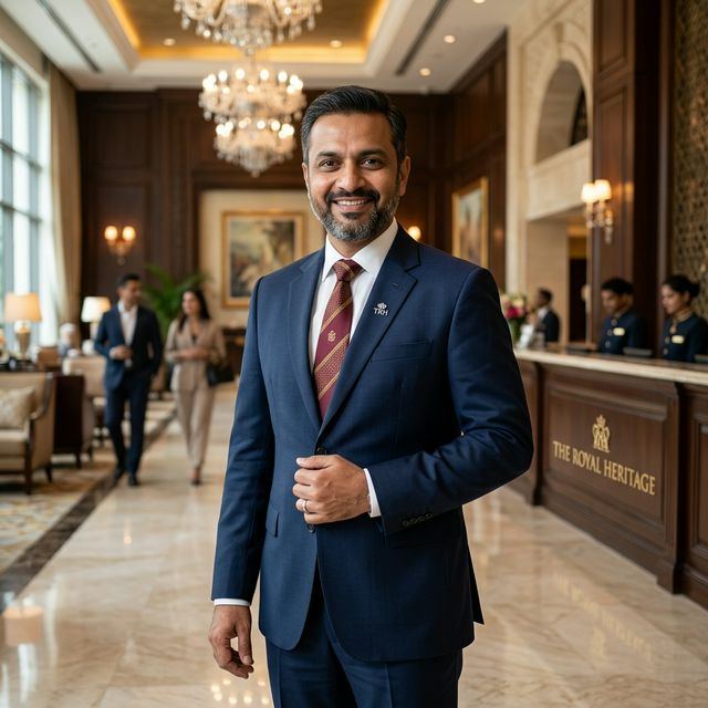 Portrait of hotel VP Vikram Singh